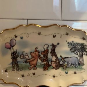 Lenox Winnie the Pooh Birthday Brigade candy dish